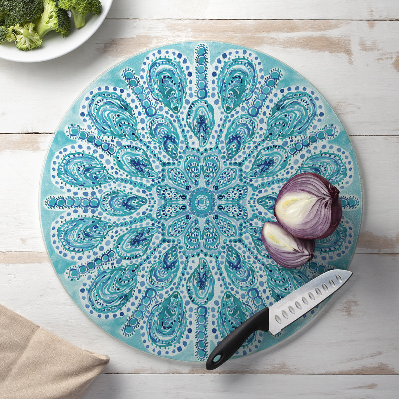 CounterArt Glass Ocean Fantasy Cutting Board Wayfair